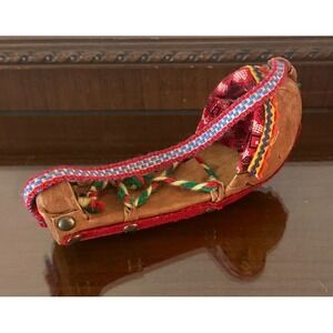 Antique Sami Laplander Doll Cradle Papoose Gietkka Hand Made Folk Indigenous Art